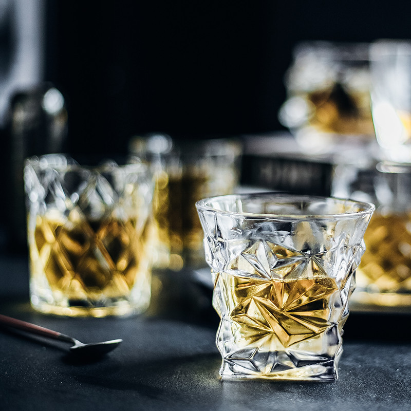 Fabricante de uísque copo de vinho estrangeiro transparente champanhe criativo único Bar alma europeu engrossado Cocktai