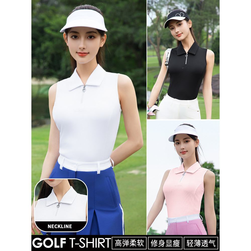 2026 verão golfe feminino topo roupas femininas sem mangas polo tênis esportes colete roupas terno
