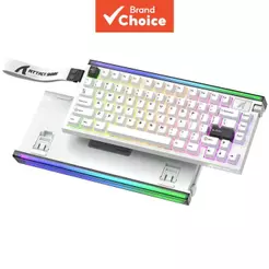 Teclado Magnético ATTACK SHARK R85HE, Flagship, 8K de taxa de polling, 0,005 mm de RT, interruptores Purple Core RGB