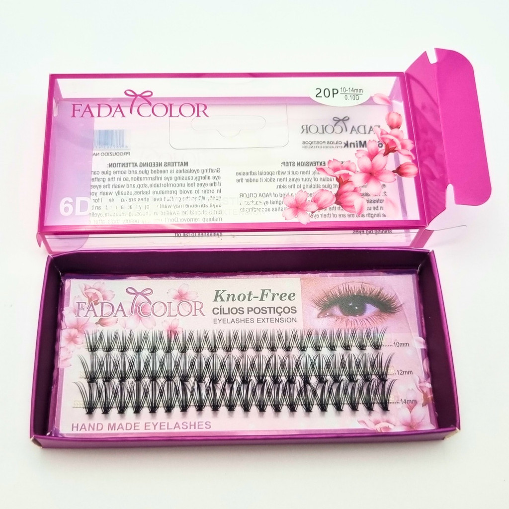 Cilios Postiços Tufinho Lash  Fada Color Mix - 20p 30p 40p e 50p
