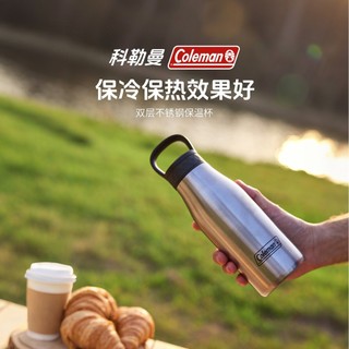 Coleman Copo térmico portátil de aço inoxidável para acampamento ao ar livre Coleman prata 350m