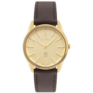 Relógio Technos Masculino Slim Dourado - GL22BC/0X