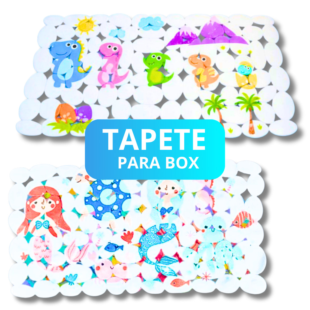 Tapete Antiderrapante para Box Infantil – Segurança Banho