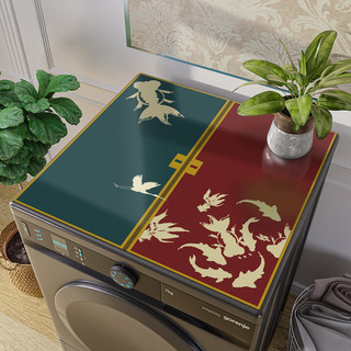 Novo estilo chinês tipo tambor máquina de lavar roupa capa anti-poeira anti-escaldante à prova de óleo capa de microonda