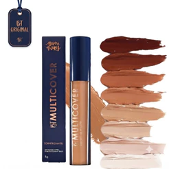 Corretivo BT Multicover Bruna Tavares - ORIGINAL - Alta Cobertura, Matte e Longa Duração.