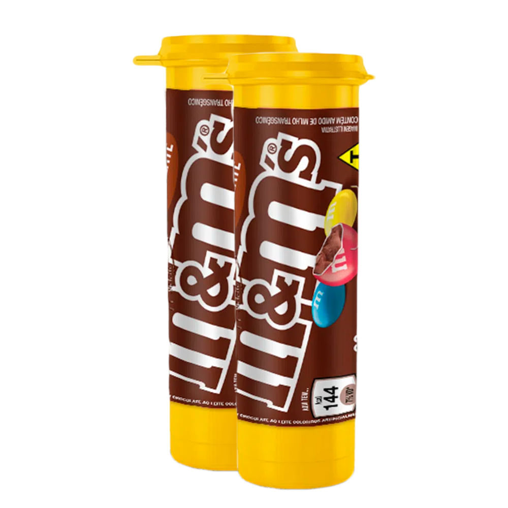 Kit 3 Chocolate M&M'S Ao Leite Tubo 30g