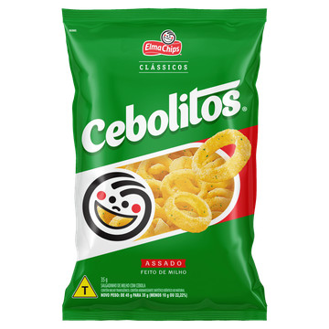 Cebolitos Salgadinho Clássicos Pacote 35g