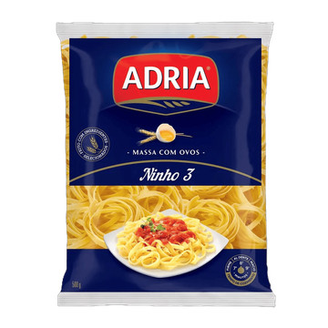 Adria massa c/ ovos ninho 3 500g