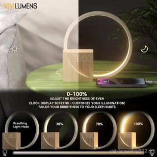 Despertador Vivilumens Sunrise para Adultos com Sono Pesado, Luz de Despertar, Auxiliar de Sono com 10 Máquinas de Som d