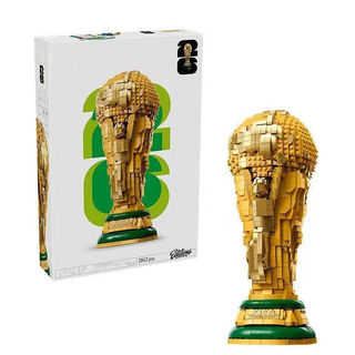 Copa do Mundo de Futebol Internacional Brasil Hercules Cup 43020 Troféu de Futebol Fã Bloco de Construção Brinquedo Pres