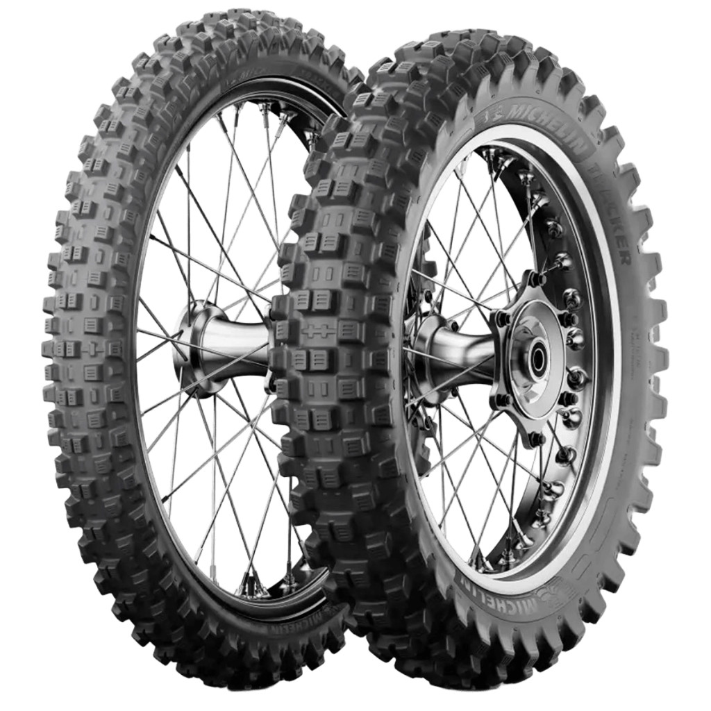 Pneu Michelin 100/100-18 + Pneu Michelin 80/100-21 Tracker F CRF 230 TTR 230 YZ Todas Ktm 250/450