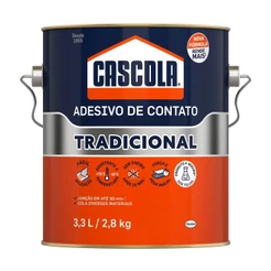 Cascola Tradicional sem Toluol, Cola de Contato, 1x2,8kg