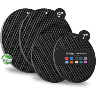 de tripé fácil de limpar, tapete de silicone para panelas quentes Joyhalo e tapete de silicone para secagem de p