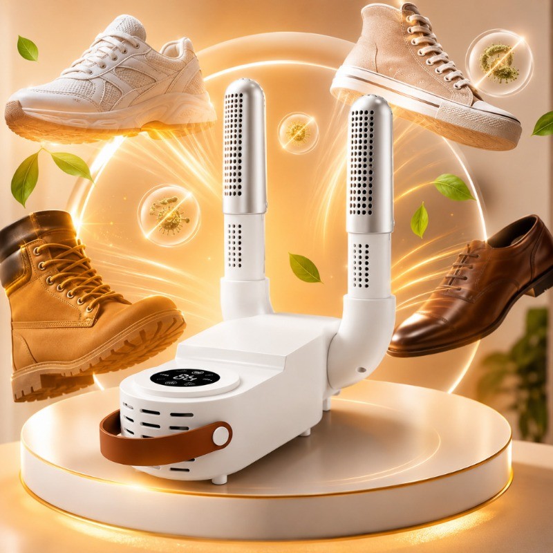 Dobrável sapatos inteligentes secador sapatos esportivos dedicado esterilização UV remover umidade, odor e odor pronto e