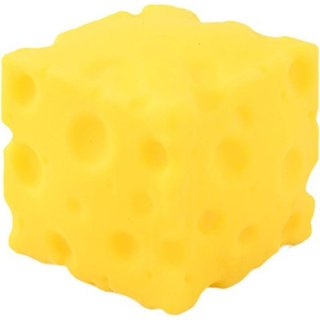 Brinquedo Antiestresse de Queijo Realista - Bloco de Queijo de Espuma PU Macia para Alívio do Estresse - Brinquedo Senso