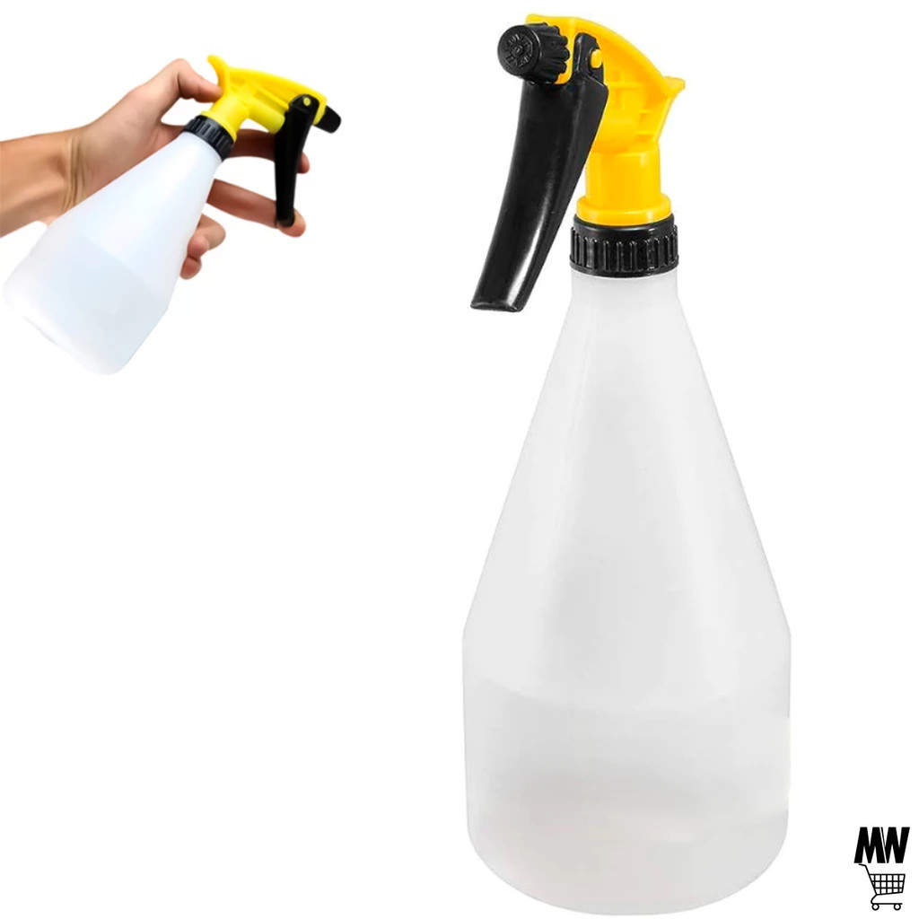 Kit Borrifadores Pulverizador Spray 500 ml + 1 Litro Gatilho Reforçado Limpeza Jardim Frasco — imagem 2 de 2