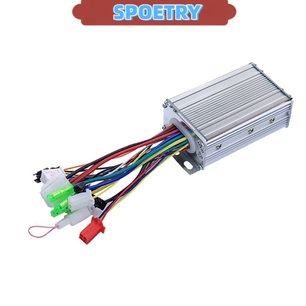 Controlador para bicicleta elétrica 36V/48V 350W/1000W, 6 tubos, motor brushless, modo duplo
