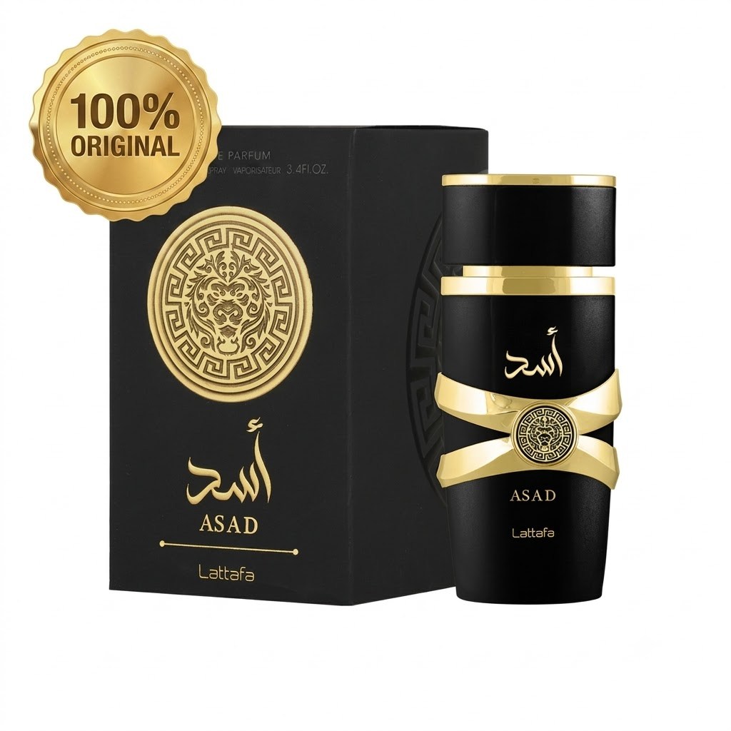 Perfume Árabe Asad EDP 100ml 100% Masculino