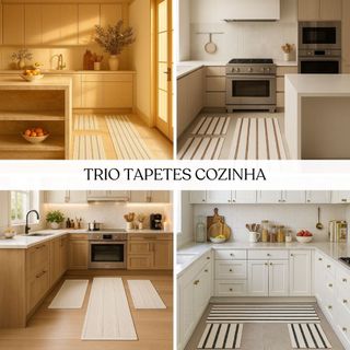 Kit Cozinha Mandacaru Passadeira Decorativa Pia Fogão Churrasqueira 3P Top