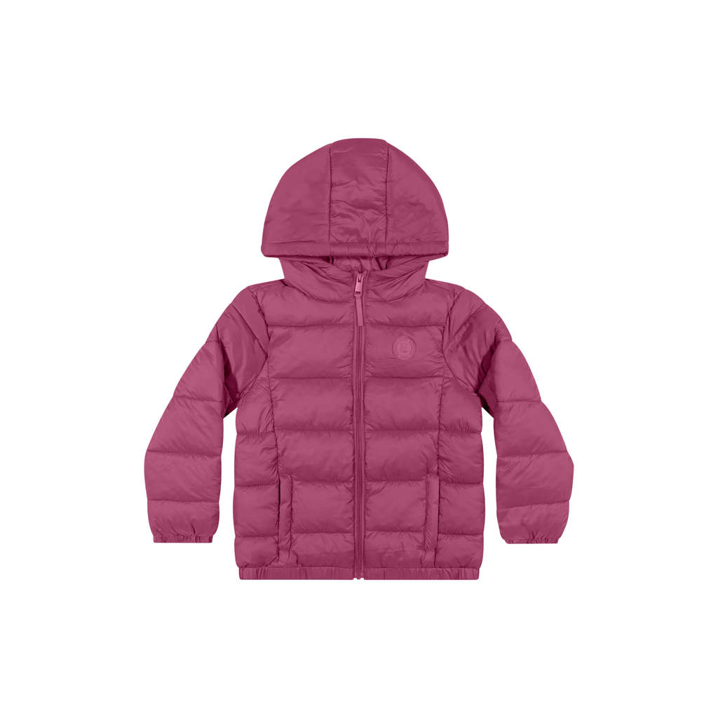 Jaqueta Infantil Menina Puffer Matelassê Elian Rosa