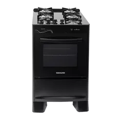 Fogão de Piso Suggar 4 Bocas Mesa de Vidro Neo Glass Preto – Bivolt
