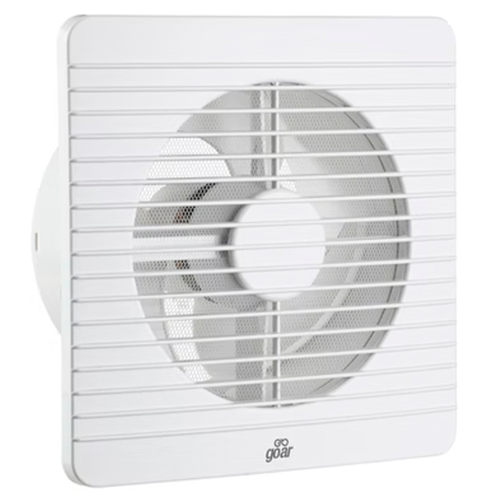 Micro Ventilador Exaustor de Banheiro Cor Branco Grade 15cm Potência 15W Goar EXB15