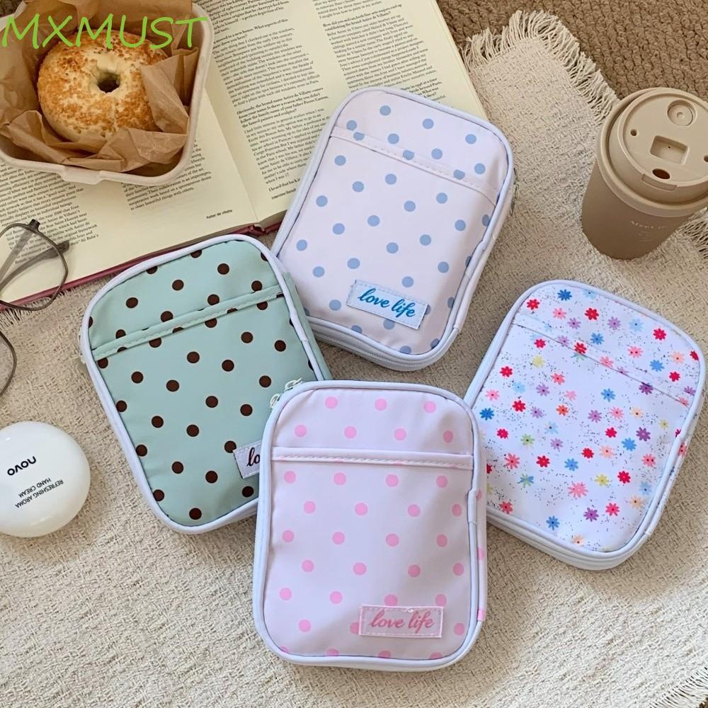 MXMUST Estojo De Bolinhas , Suporte De Passagem Portátil Multicamadas , Bolsa Cosmética Leve