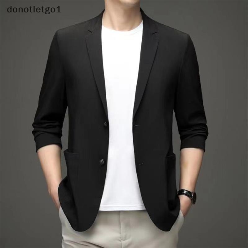 DON Blazer Casual Masculino Leve Terno De Negócios Jaet Bla Luto Top BR