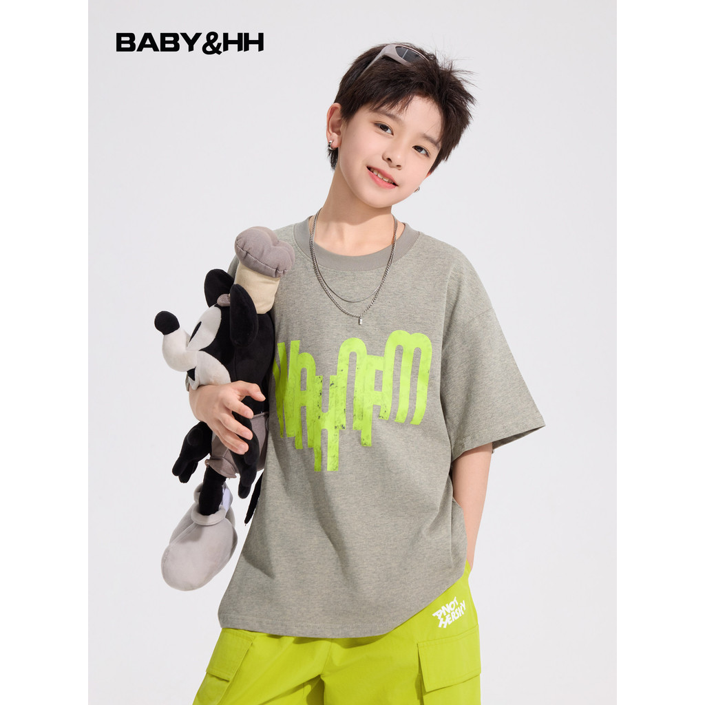Meninos roupas de verão estilo coreano esportes puro algodão manga curta camiseta 2026 novo estilo crianças meninos gelo