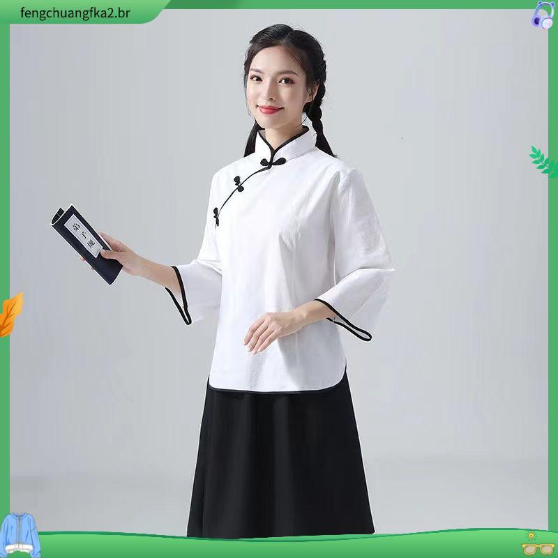 Roupas de classe de formatura retrô quinto quarto roupas juvenis república da China roupas de estudante femininas roupas