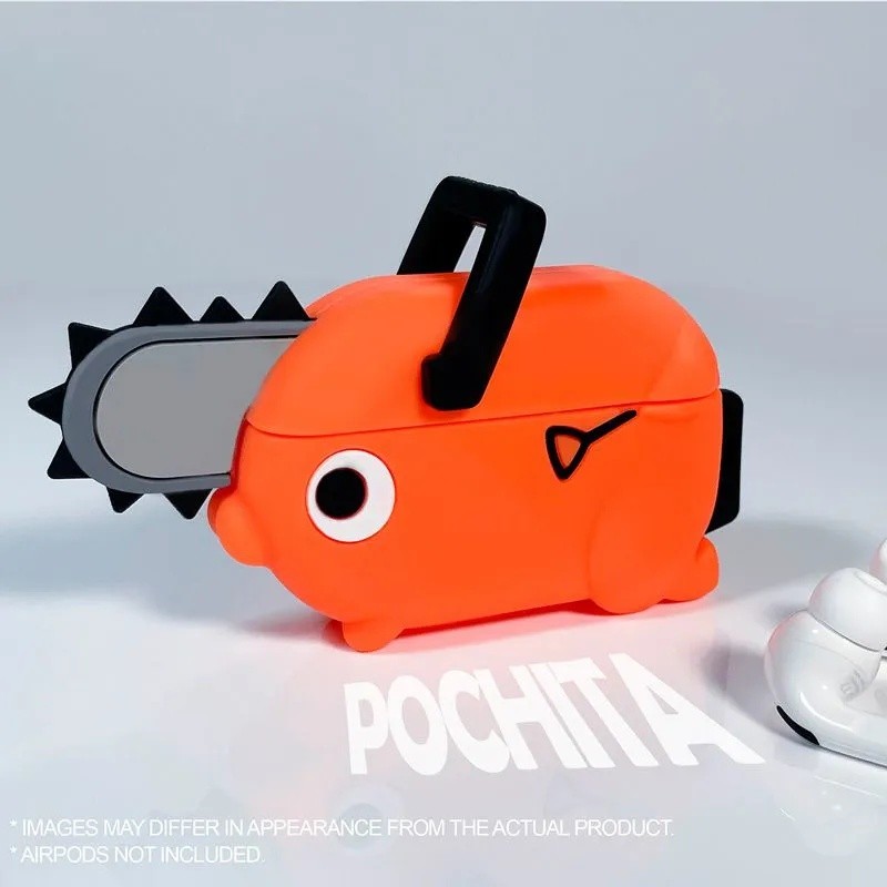 Anime fone de ouvido sem fio homem airpods casos protetores periféricos viu Qi c