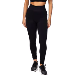 Legging Feminina Sea Surf Sem Costuras Levanta Bumbum Preto