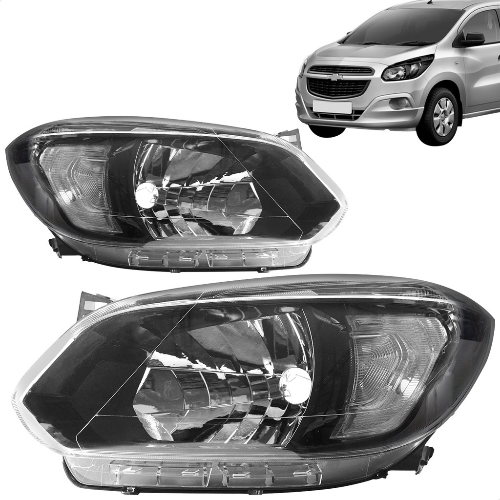 Farol Spin 2013 2014 2015 2016 2017 2018 Mascara Negra