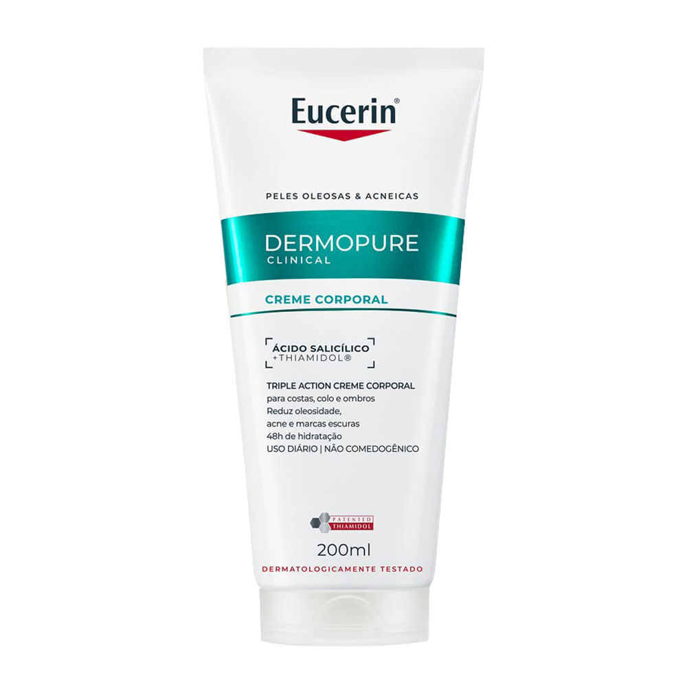 Eucerin Dermopure Creme Corporal Efeito Triplo 200ml