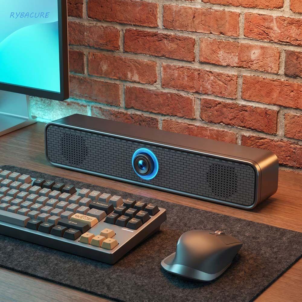 Alto-Falante Soundbar , Barra De Som Para PC De Home Theater Alimentado Por USB Com Fio De Áudio Surround Laptop