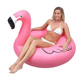 Ecologicamente correto engrossado novo estilo 140CM Super grande adulto água inflável Flamingo anel de natação cisne ane