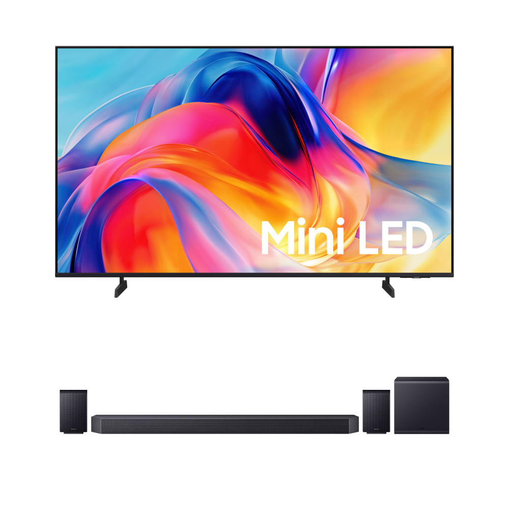 Samsung Smart TV 85" MiniLED 4K M75H + Soundbar Série Q HW-Q930H
