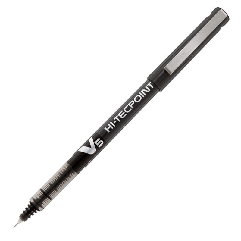 Caneta hidrográfica Hi-Tecpoint V5 preto Pilot