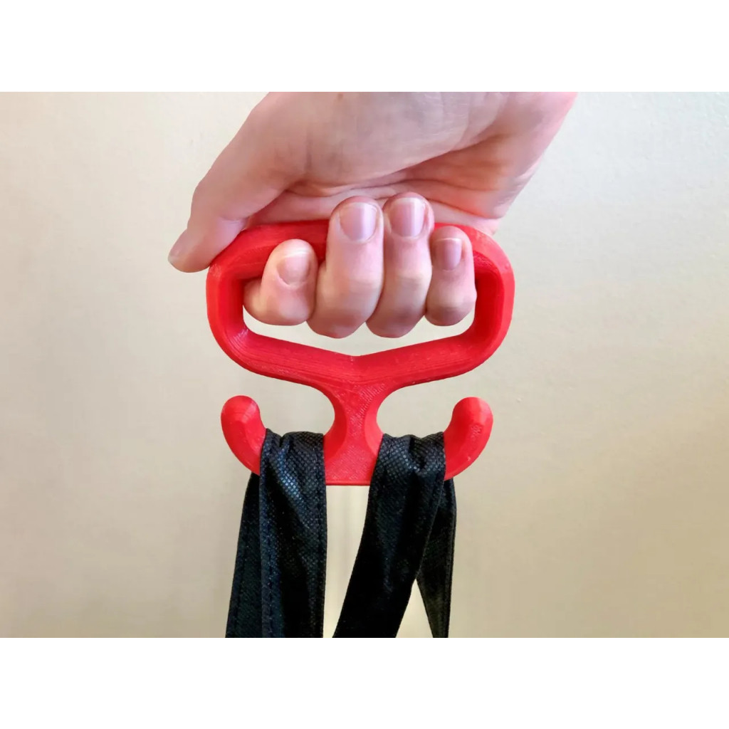 Carregador de Sacola Suporte Para Levar Sacolas Mercado