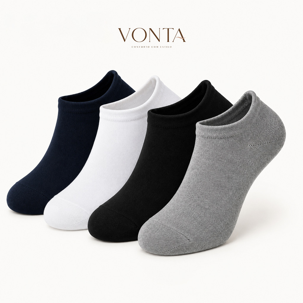 Kit 9 Pares Meia Soquetes Masculina para Homens Academia Caminhada Trabalho Cano Baixo
