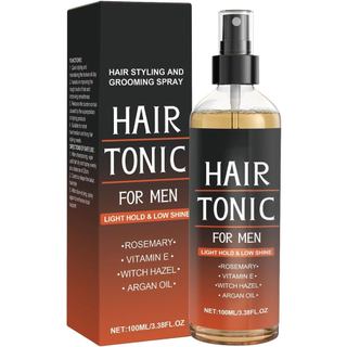 Tônico Capilar Masculino, Spray Capilar para Homens com Aroma de Sândalo - com Alecrim, Óleo de Argan e Hamamélis - Fixa