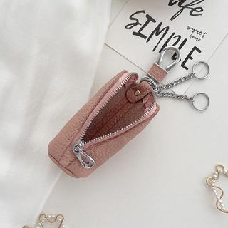 Bolsa para chaves para homens e mulheres, mini bolsa feminina multifuncional, elegante e simples, porta-chaves de carro 