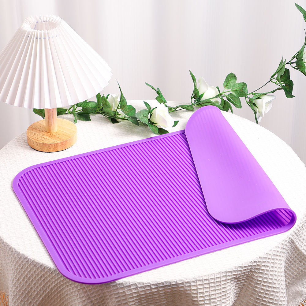 Tapete de mesa antiderrapante de Silicone para cuidados com animais de estimação, treinamento de banho, jantar, tapete a