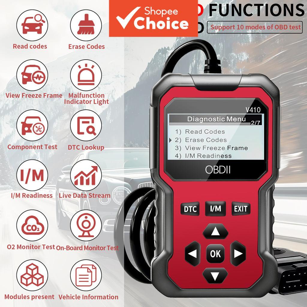 Leitor Universal Do Código De Falha Motor Varredor Carro Obd2 Para Diagnóstico Veículo