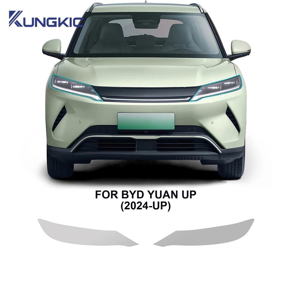 Para BYD YUAN UP ATTO 2 2024 2025 Farol Retrovisor Filme Bc Pilares De Proteção TPU Pré-Cortado Anti-Risco Reparação Tra