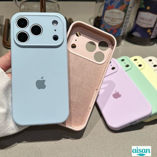 Capa de Silicone Líquido Original JXHR para iPhone 17Pro, Macia para 16 15 14 13 12 Pro Max