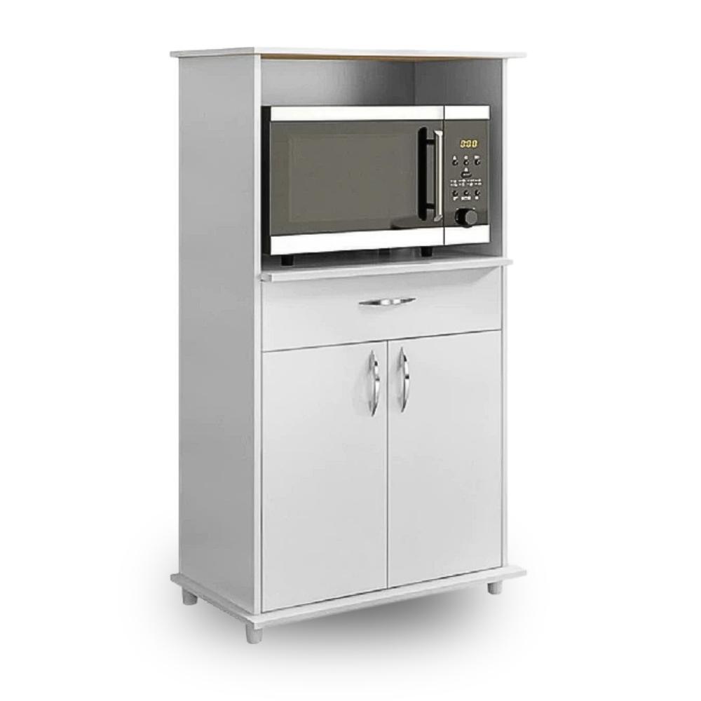 Armário Balcão Para Cozinha Multiuso Notável NT 3070 2 Portas 1 Gaveta Branco