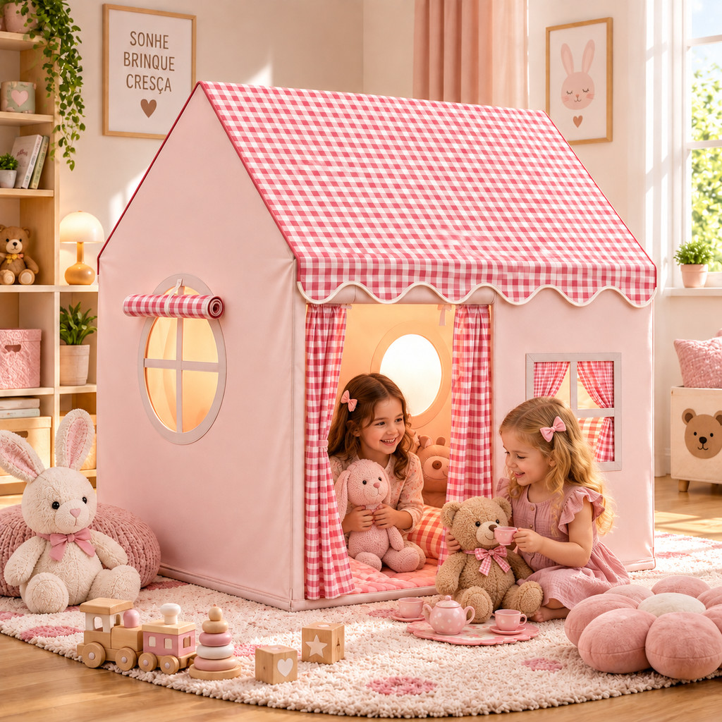 Barraca Infantil Tenda Festa Pijama Portátil