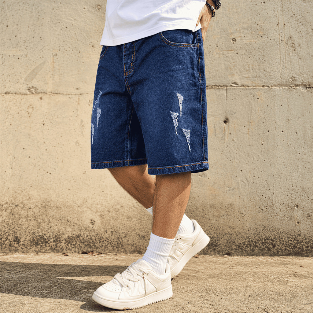 Bermuda Lisa Masculina Casual Confortável Tecido Leve Bolsos Fecho de Botão e Zíper para Uso Diário, Esporte Lazer e Rua