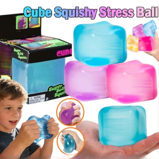 Nice Cube Schylling Squishy Stress Ball Fidget Toy Com Brinquedo Mole Super Sólido Lento Rising Squeeze Ice Baby Pinch D